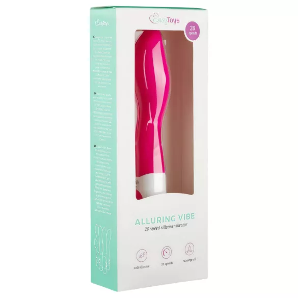 Easytoys Privlačna vibracija - vodootporni G-tačka vibrator (roze)