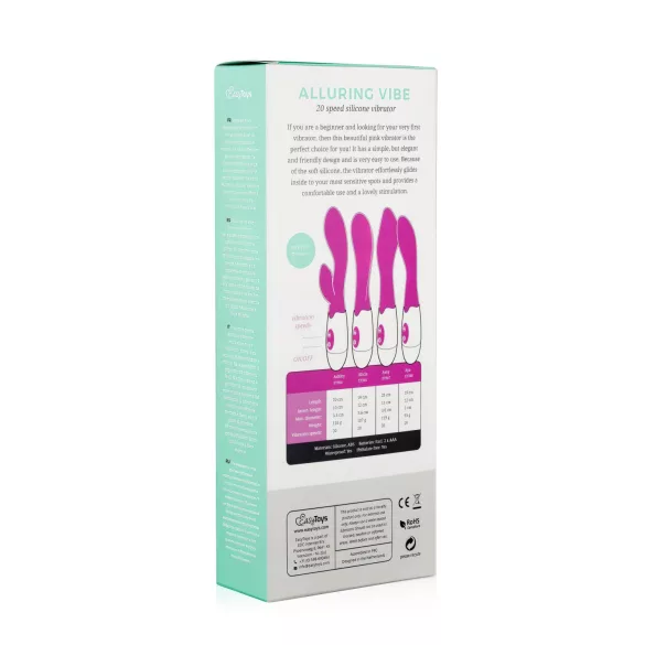 Easytoys Privlačna vibracija - vodootporni G-tačka vibrator (roze)