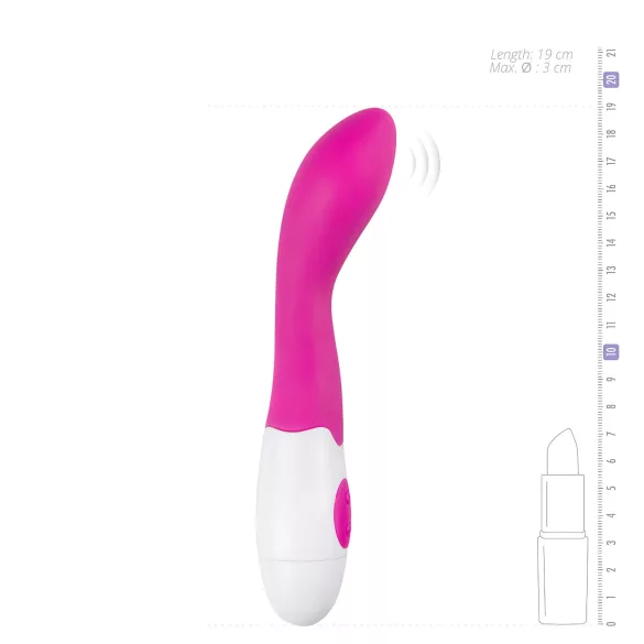 Easytoys Blossom Vibe - Silikonski G-tačka vibrator (pink)