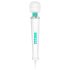 MyMagicWand - moćni masažer vibrator (bela-tirkiz)