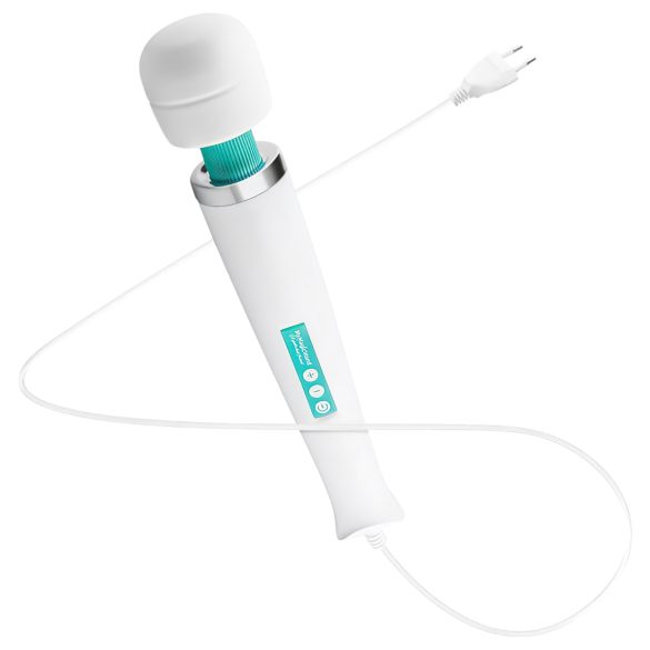 MyMagicWand - moćni masažer vibrator (bela-tirkiz)