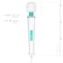 MyMagicWand - moćni masažer vibrator (bela-tirkiz)