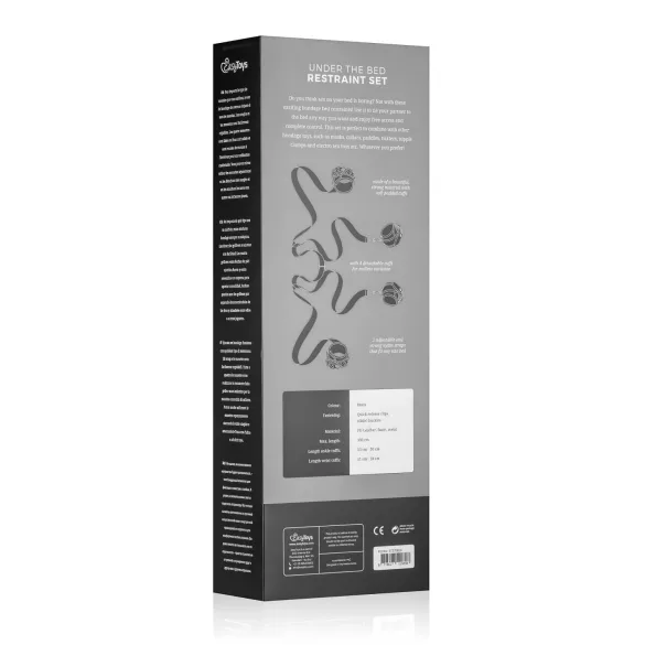Easytoys - Set za vezivanje za krevet (crna)