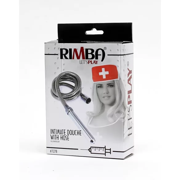 Rimba - aluminijumska intimna tuš glava sa crevom (srebrna)