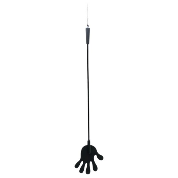 Rimba - Silikonski jahački bič sa rukom - 40cm (crni)