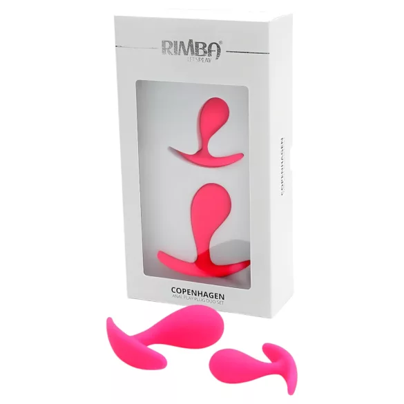 Rimba Copenhagen - pink analni čep set (2 komada)