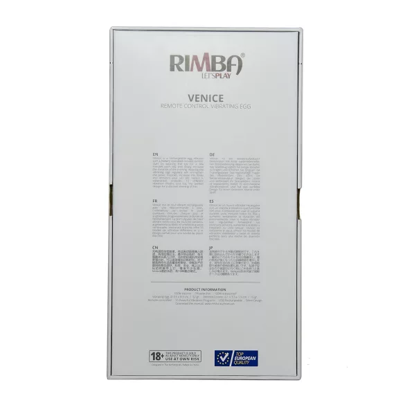 Rimba Venice - bežični vibrirajući jaj (ljubičasti)