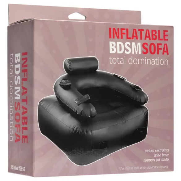 Naduvavanje užitka - BDSM sofa (crna)