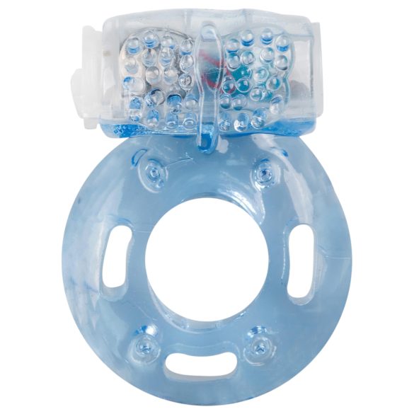 Easytoys - Vibrirajući prsten za penis (plavi)
