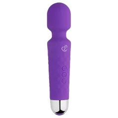 EasyToys Mini Wand - punjivi masažni vibrator (ljubičasti)
