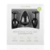 Easytoys Diamond - Set analnih čepova (crni)
