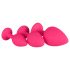 Easytoys Diamond - set analnih čepova (roze)