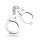 EasyToys - metalne lisice (srebrne)