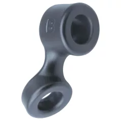   Boners Get Rock Hard - penis prsten i prsten za testise (siva)