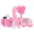 LoveBoxxx Volim Pink - set sa vibratorom i vezovima (6 delova) - roze