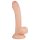 Real Fantasy Vince - dildo sa testisima i kožicom - 19,5cm (natur)