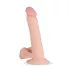 Real Fantasy Felix - реалистични дилдо са тестисима - 22cm (природна боја)