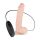 Real Fantasy Glynn - punjivi, realistični vibrator - 25cm (natur)