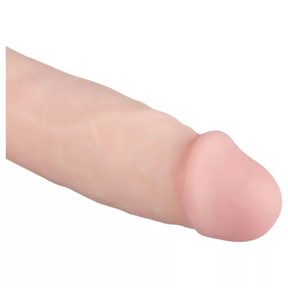 Real Fantasy Dwane - bežični, realistični vibrator - 31cm (natur)