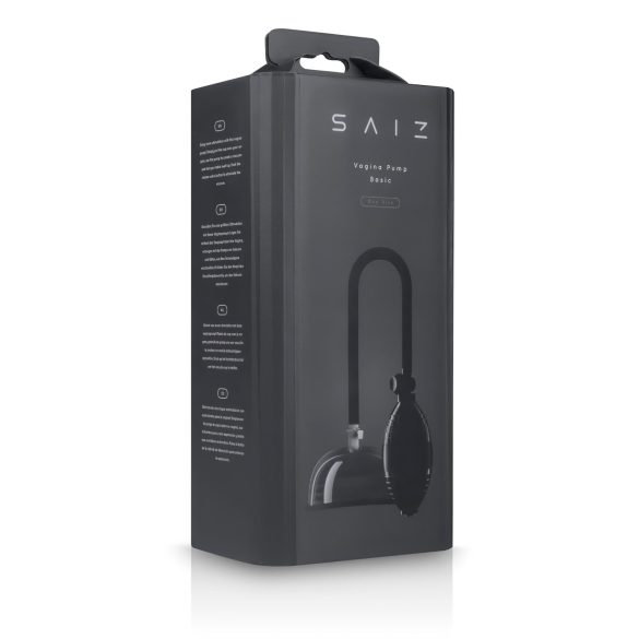 Saiz Basic - pumpica za intimnu negu (prozirno-crna)