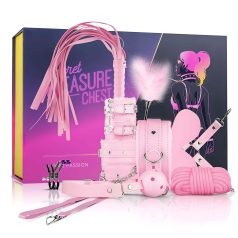 Tajna Kutija Užitaka - napredni BDSM set - 14 delova (pink)