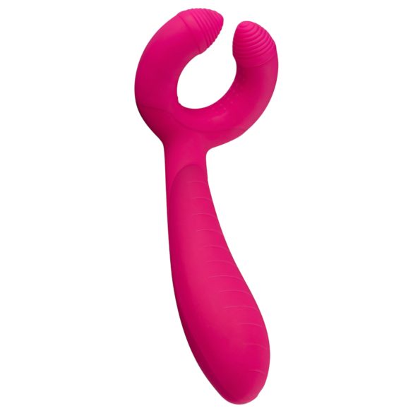 Easytoys Couple - punjivi, vodootporni vibrator za parove (roze)