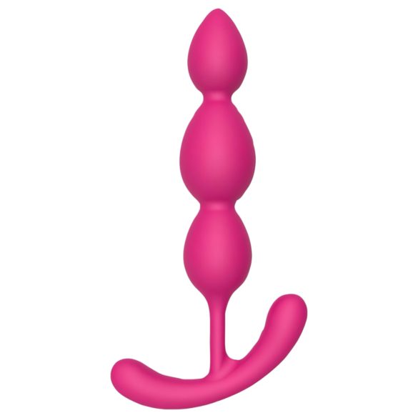 Cheeky Love - analni plug sa perlama (ružičasti)