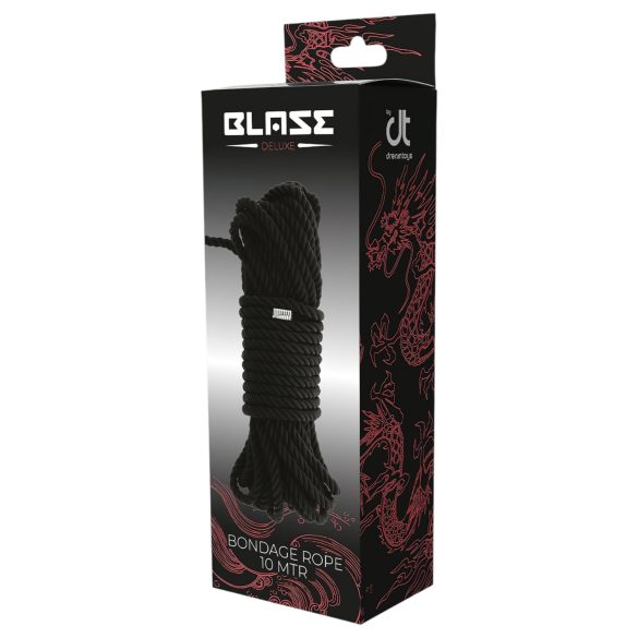 Blaze - kinbaku vezivno uže - 10m (crno)