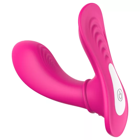 Dreamtoys Essentials - nosive gaćice sa vibratorom za stimulaciju G-tačke (magenta)