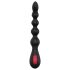 Cheeky Love - punjivi analni vibrator s kuglicama (crni)