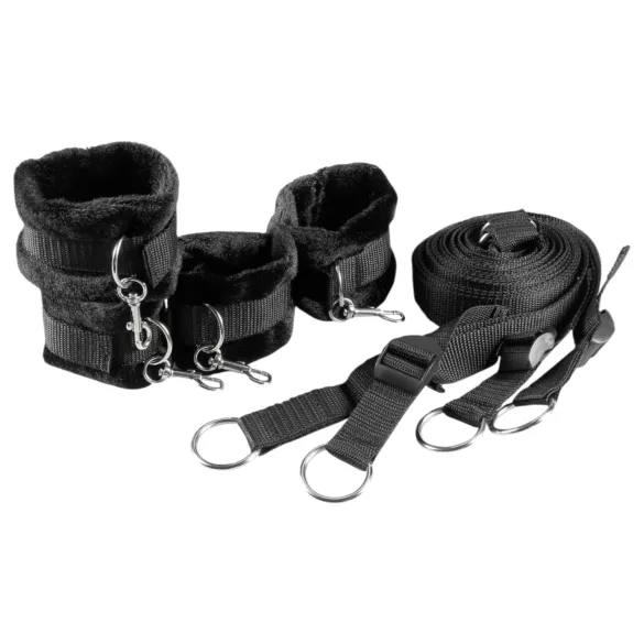 Dreamtoys Blaze - set za vezivanje za krevet (crni)