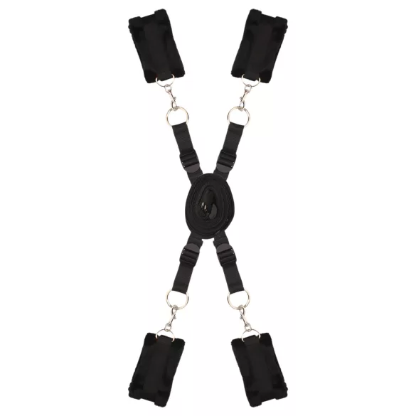 Dreamtoys Blaze - set za vezivanje za krevet (crni)