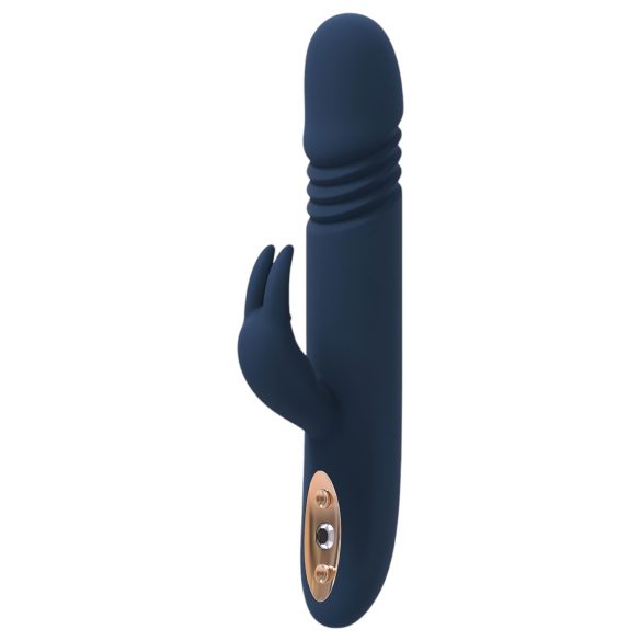 Goddess Zephyros - vodootporni vibrator sa klitoralnim laktom (plavi)