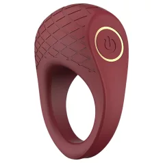 Dreamtoys Ivy - vibrirajući prsten za penis (bordo)