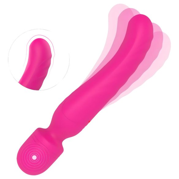 Vibes of Love štap - akumulatorski, grejni masažer vibrator (pink)