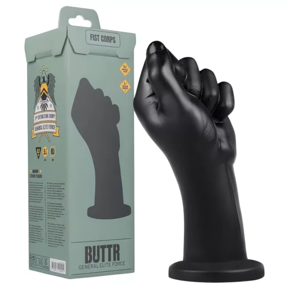 BUTTR Fist Corps - fisting dildo (crni)