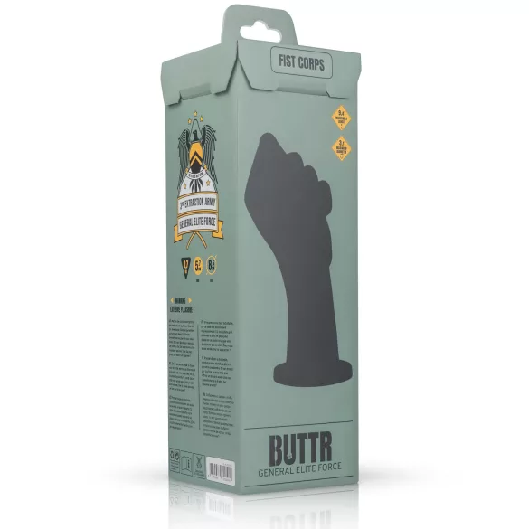 BUTTR Fist Corps - fisting dildo (crni)