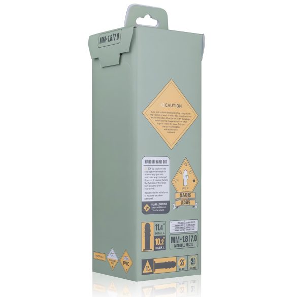 BUTTR Madbull Muzzl - crni dildo sa vakuum bazom