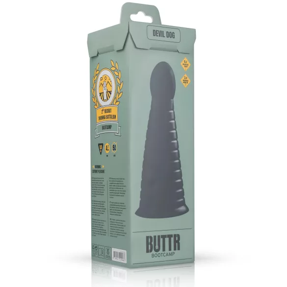 BUTTR Đavolji Pas - crni vakum dildo