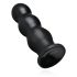 BUTTR Tactical III - crni dildo sa vakuum držačem
