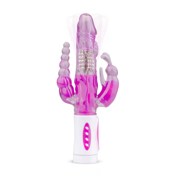 Easytoys Raving Rabbit - троструки вибратор (ружичасти)