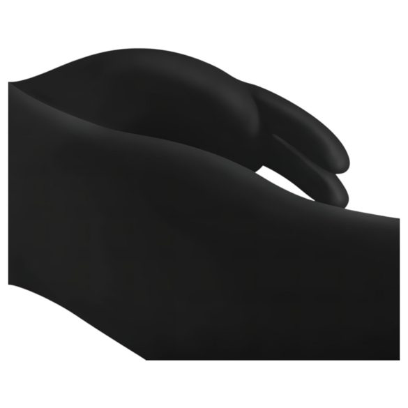 Easytoys Mad Rabbit - vibrator za G-tačku sa stimulacijom klitorisa (crna)