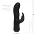 Easytoys Mad Rabbit - vibrator za G-tačku sa stimulacijom klitorisa (crna)