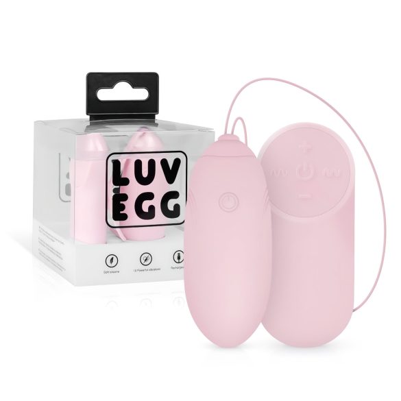 LUV JAJCE - bežični vibrirajući masažer, punjiv (pink)