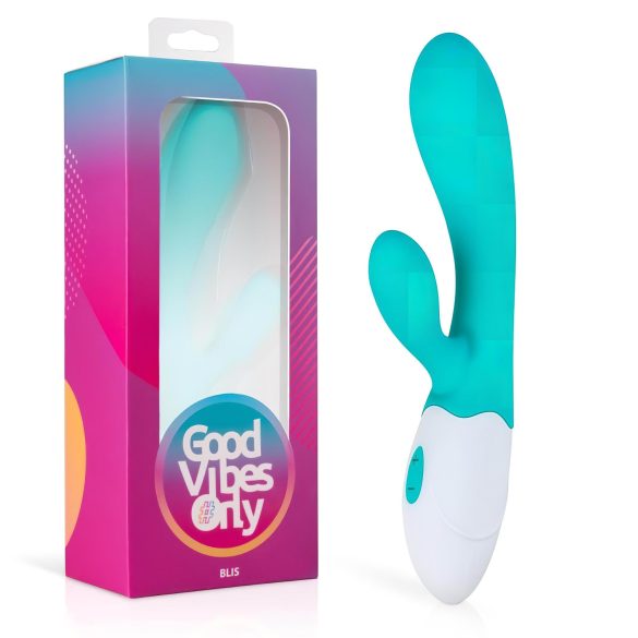 Samo Dobre Vibracije Bliss Rabbit - vibrator sa ručkom za klitoris (tirkiz)