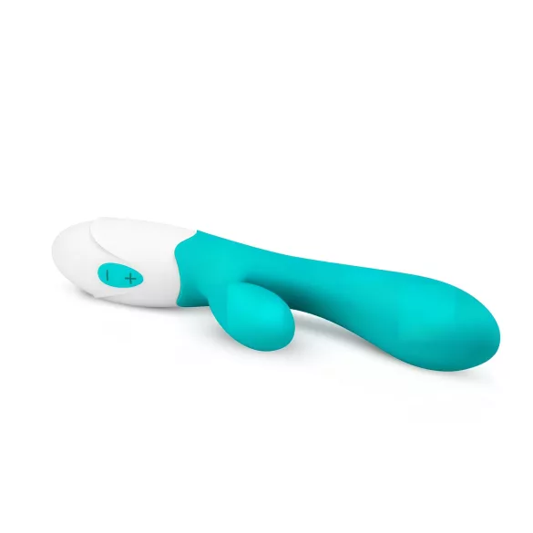 Samo Dobre Vibracije Bliss Rabbit - vibrator sa ručkom za klitoris (tirkiz)