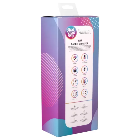 Samo Dobre Vibracije Bliss Rabbit - vibrator sa ručkom za klitoris (tirkiz)