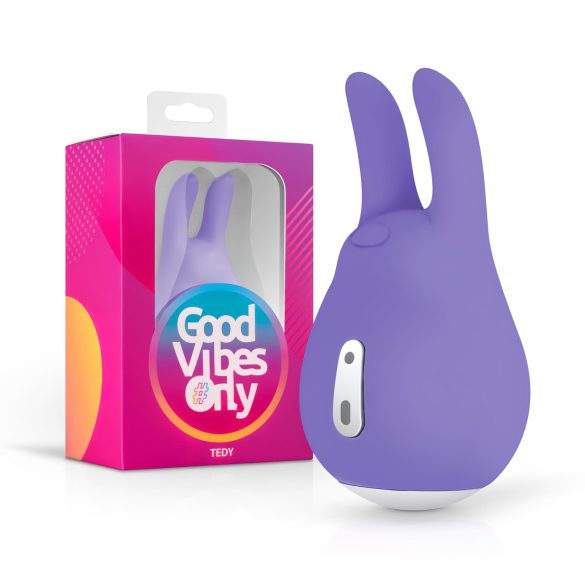 Good Vibes Tedy - akumulatorski zeko vibrator za klitoris (ljubičasti)