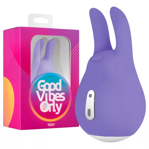 Good Vibes Tedy - akumulatorski zeko vibrator za klitoris (ljubičasti)