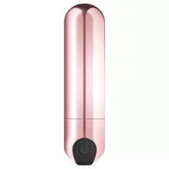   Rosy Gold Bullet - bežični, mini štapićasti vibrator (roze-zlatna)